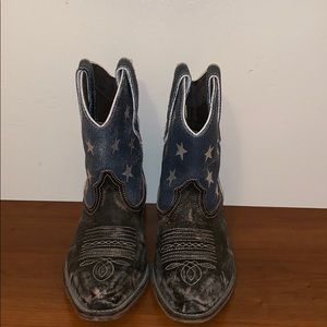 Kids patriotic boots